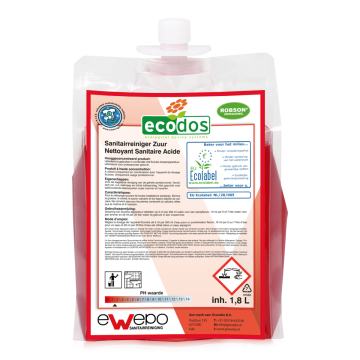 Ewepo Sanitairreiniger Ecodos Zuur 3 x 1,8 liter