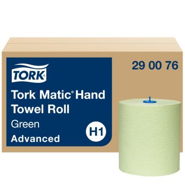 Tork Handdoekrol Matic advanced H1 2-laags groen - 6 x 150 meter