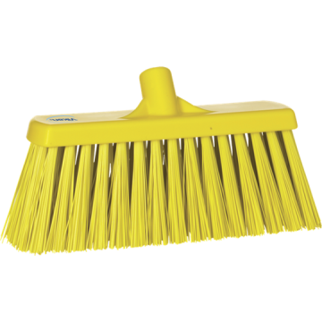Vikan bezem hard geel 33 cm
