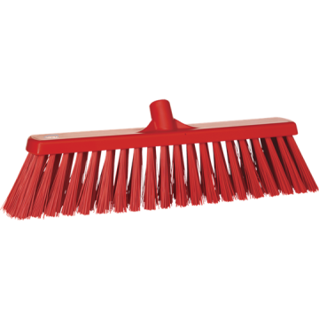 Vikan Bezem hard rood 53 cm