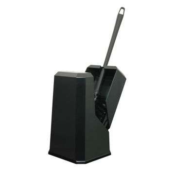 Closetgarnituur vierkant zwart gesloten abs ophangbaar/ Leverbaar 09-2021