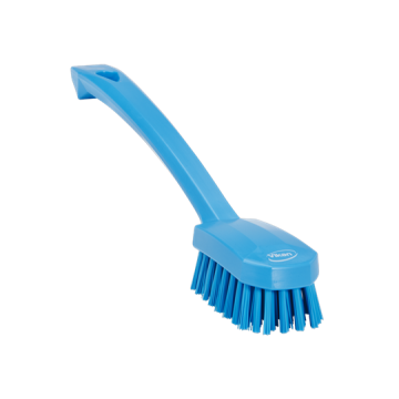 Vikan Afwasborstel medium blauw 26 cm