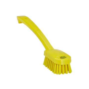 Vikan Afwasborstel medium geel 26 cm