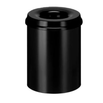 Papierbak vlamdovend zwart 15 liter