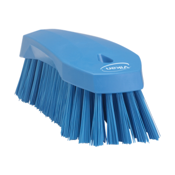 Vikan Werkborstel groot hard blauw 20 cm