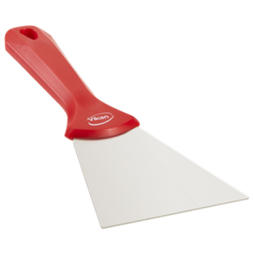 Vikan Handschraper RVS rood 23,5 cm