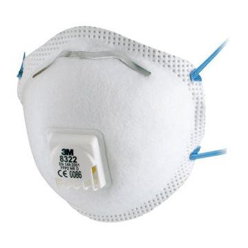 3M Stofmasker 8322 FFFP2 NR D met uitademventiel