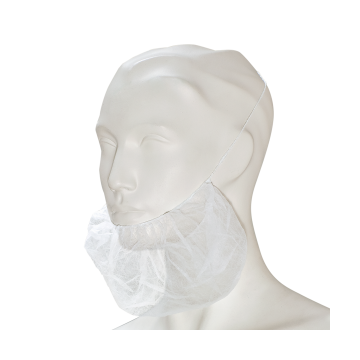 Baardmasker non woven wit 20x100 stuks