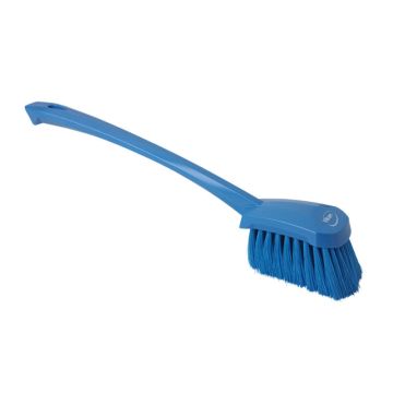 Vikan Glazuurborstel lange steel blauw 41,5 cm