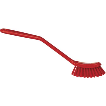 Vikan smalle afwasborstel medium rood 29 cm