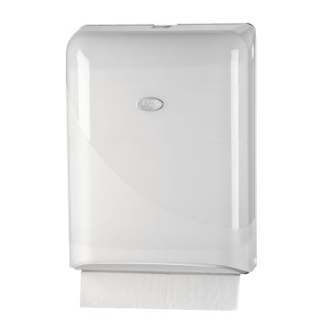Pearl White Handdoekdispenser interfold en z vouw