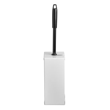 Quartz White toiletborstelhouder RVS tbv wandmontage