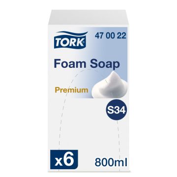 Tork Schuimzeep premium Luxury S34 - 6 x 800 ml