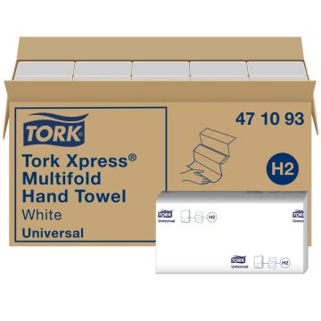 Tork Handdoek universal multifold H2 1-laags wit - 20 x 250 vel
