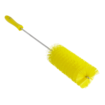 Vikan Pijpenborstel medium geel Ø60mm, 50cm