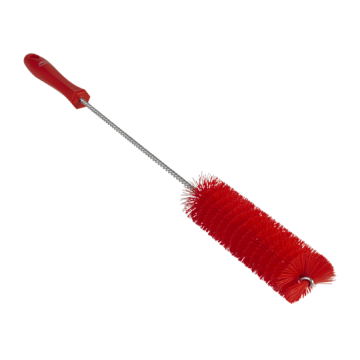 Vikan Pijpenborstel hard rood Ø40 mm, 50cm