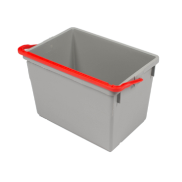 Numatic grijze emmer 10 L. rode handel