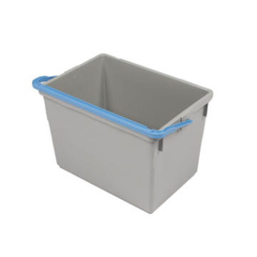 Numatic Emmer grijs met blauw hengsel 10 liter