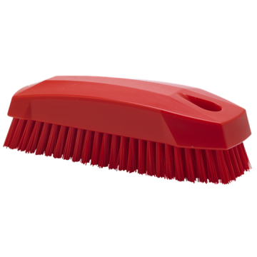 Vikan Nagelborstel hard rood 13 cm 