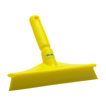 Vikan Handtrekker Ultra Hygiene met korte steel geel 24,5 cm