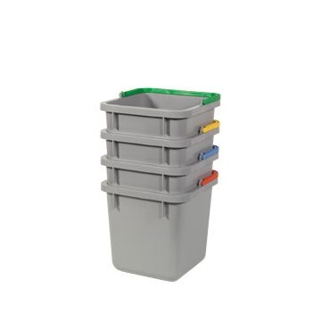 Numatic Emmer grijs met blauw hengsel 6 liter