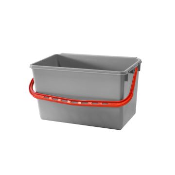 Numatic Emmer grijs met rood hengsel 22 liter 