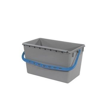 Numatic Emmer grijs met blauw hengsel 22 liter