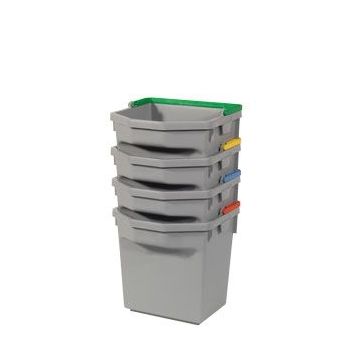 Numatic Emmer grijs met blauw hengsel 5 liter