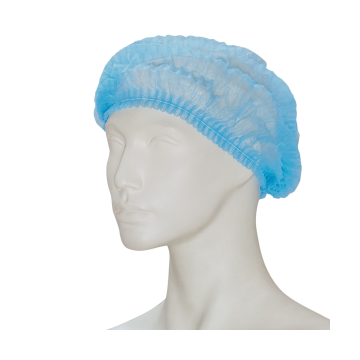 Haarnet nonwoven ClipCap blauw 10 x 100 stuks 55 cm