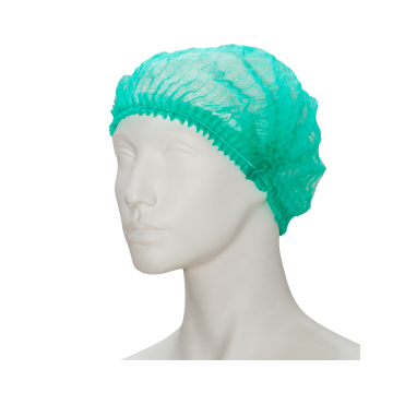 Haarnet non woven wokkel groen 10 x 100stuks