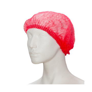 Haarnet non woven wokkel  rood 10x100 stuks
