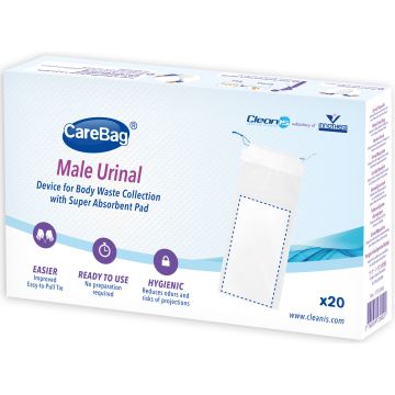 CareBag Wegwerp mannen urinaal 20 stuks