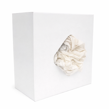 Poetsdoek dunne tricot wit 25 kilo