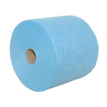 Euro Poetsrol F-wipe 12-laags blauw 1 x 500 vellen