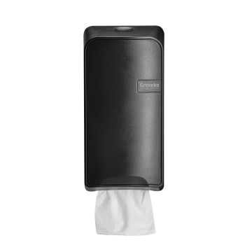 Quartz Black Toiletpapierhouder Bulkpack 278x140x130 (200), Omlabelen