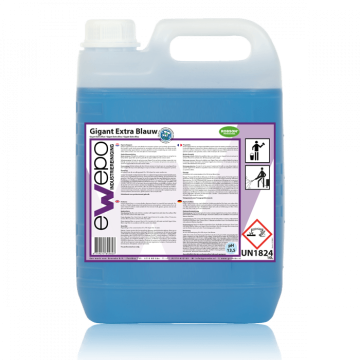 Ewepo Gigant extra blauw 10 L. Sterke alkalische ontvetter