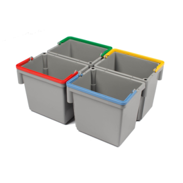 Numatic Emmer grijs met groen hendel 5 liter