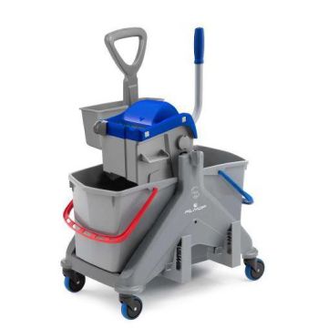 Filmop Mopkar OneFred compleet met wringer 7003, pers, emmers en mophouder