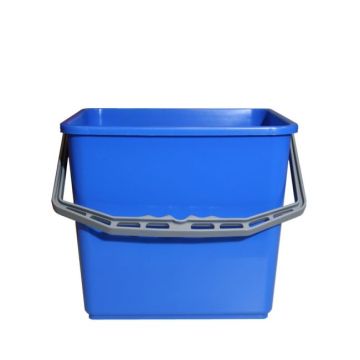 Emmer voor werkwagen blauw 6 ltr