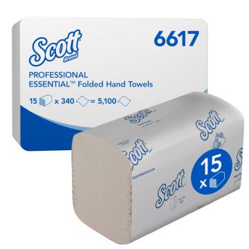 Scott Handdoek 1-laags wit 15 x 340 vellen