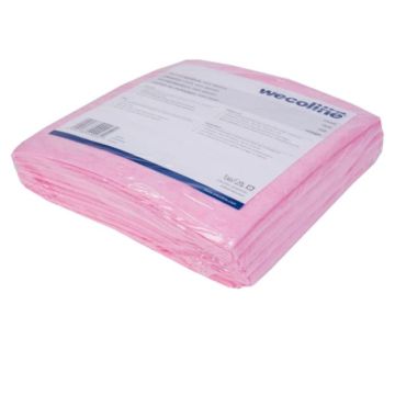 Wecoline Sopdoek KD 135gr non woven roze 10 stuks