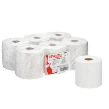 Wypall Poetsrol L10 centerfeed 1-laags wit 6 x 800 vellen