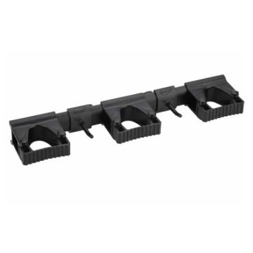 Vikan Ophangsysteem Hi-Flex zwart 3 klemmen 2 haken