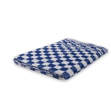 Wecoline Keukendoek blauw geblokt 6 stuks
