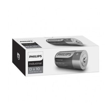 Philips Industrial Alkaline batterij D/LR20 10 stuks