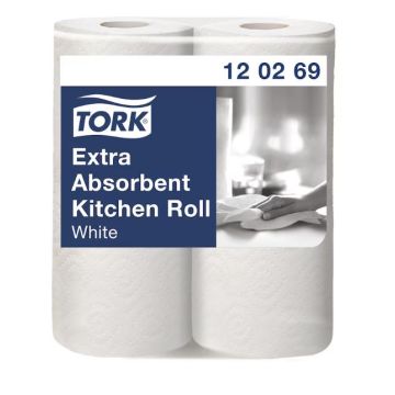 Tork Keukenrol extra absorberend wit - 12 x 2 stuks