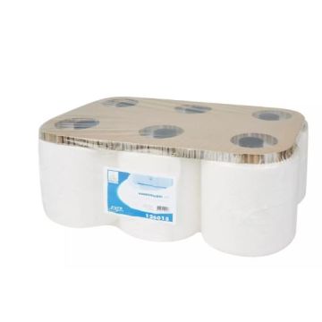 EcoWipe Impulse handdoekrol 2lgs 6x150m 18 cm breed cellulose wit (44)