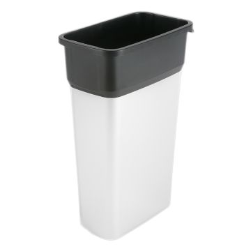 Vileda geo afvalbak groot metaal 70 L. exclusief deksel