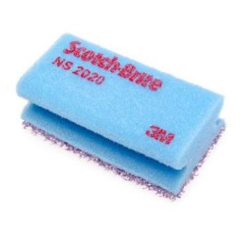 3M Scotch Brite Schuurspons handgreep paars 6 stuks