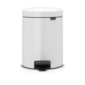 Brabantia Pedaalemmer Newicon wit 5 liter